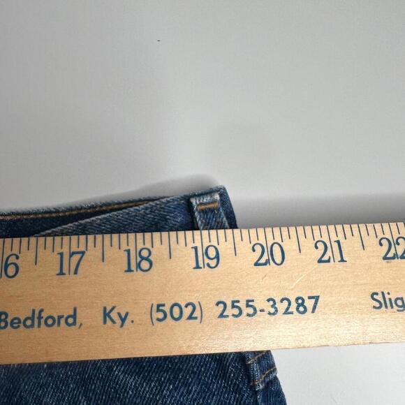 Carhartt Men’s Blue Denim Jeans 40x32 Relaxed Fit USA Logo Patch Made in Mexico - Picture 6 of 13